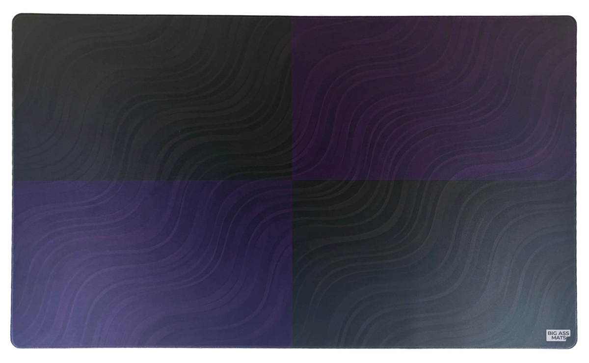 BIG ASS MATS 4 Player MTG Playmat - Purple Stealth