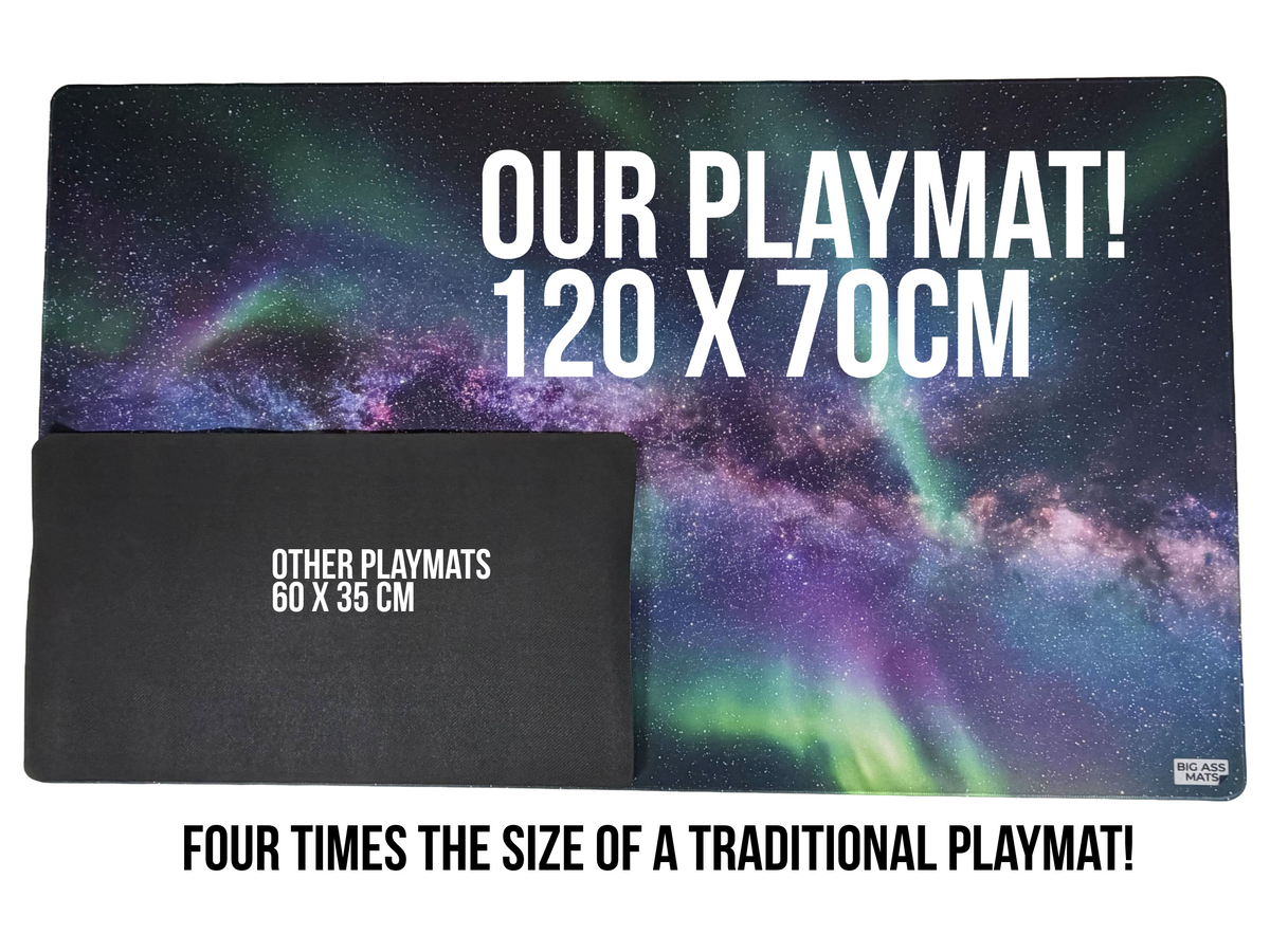 BIG ASS MATS 4 Player MTG Playmat - Northern Lights